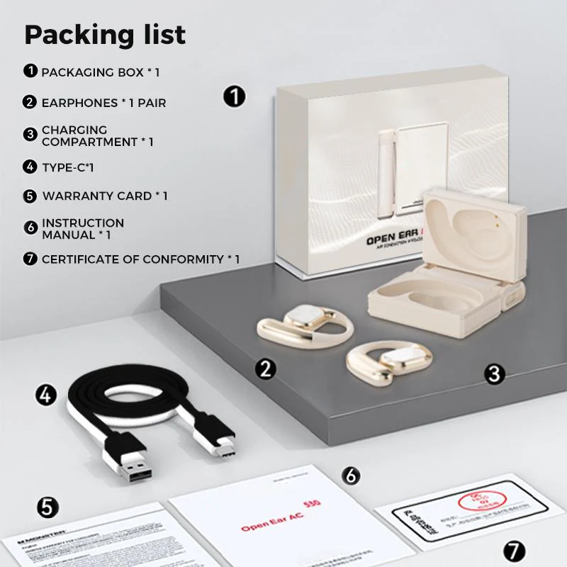 Cuffie wireless Bluetooth 6.0 con riduzione del rumore, lunga durata della batteria 145H, cuffie sportive impermeabili IPX5