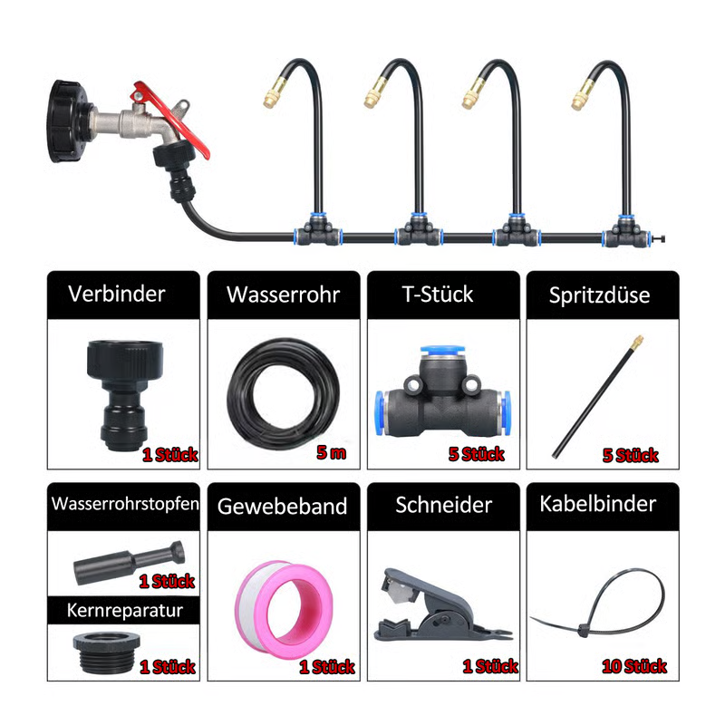 🔥Ultimo giorno di sconto del 50%✨🌱Sistema di irrigazione automatico da giard