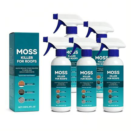 ⚡50K+ VENDUTI!🏠Spray Detergente Multi-Superficie per Muschio e Alghe sul Tetto