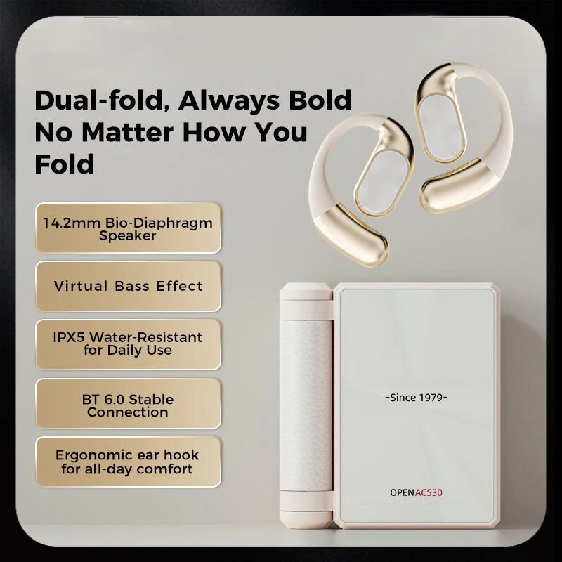 Cuffie wireless Bluetooth 6.0 con riduzione del rumore, lunga durata della batteria 145H, cuffie sportive impermeabili IPX5