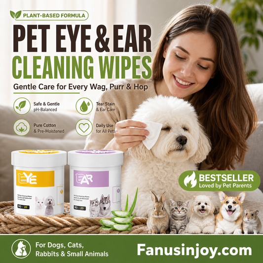 🥳SUPER VENDITA 2026🥳💞50.000+ VENDUTI!👵❤️ Salviette Detergenti Naturali a Base Vegetale per Occhi e Orecchie degli Animali