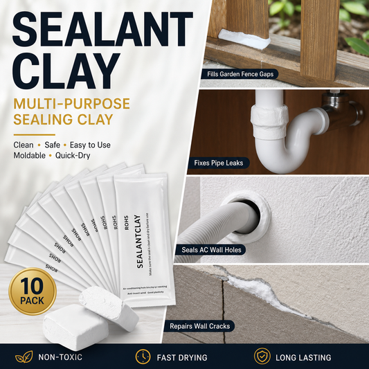 ⚡🔥Kit Sigillante Anti-Insetti | Stucco Non Tossico per Fori Climatizzatori & Riparazione Muri✨