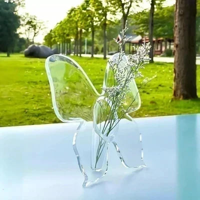 🦋Vaso Farfalla Trasparente! Bellissimo ornamento che illumina ogni angolo della casa!