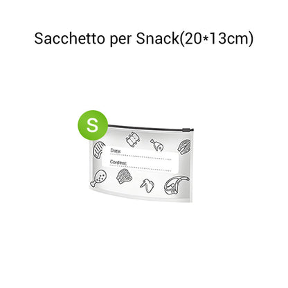 🔥Best seller mondiale🍗 Offerta limitata! Compra 3 e ricevi 2 in omaggio🥦Sacchetti riutilizzabili in alluminio sigillabili per la conservazione degli alimenti