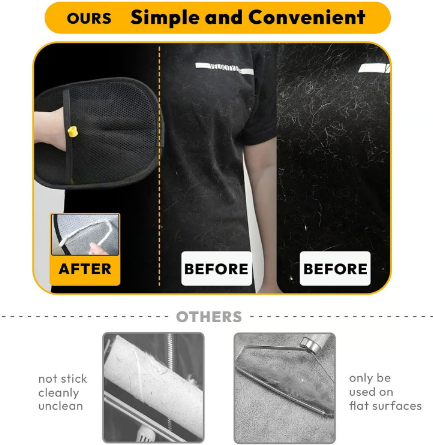 🐾🧤 Guanti elettrostatici per rimuovere i peli di animali domestici – Doppio lato, efficienti, in morbido silicone, lavabili e riutilizzabili (versatili per casa e auto)!