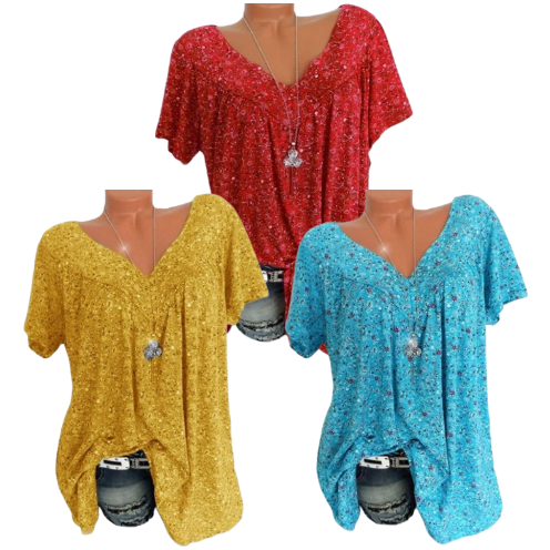 📢📢Sconto del 50%! ⏰T-shirt Estiva a Manica Corta con Stampa alla Moda