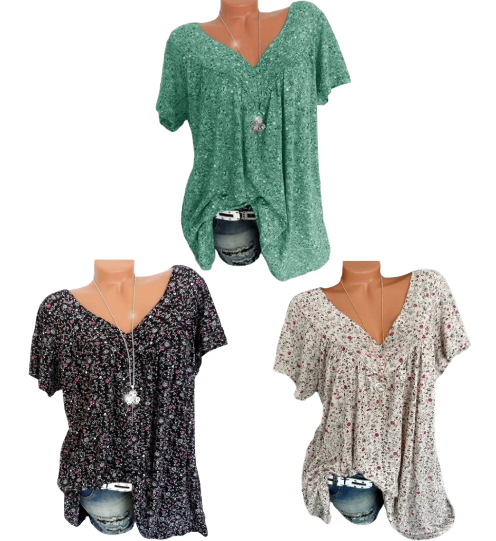 📢📢Sconto del 50%! ⏰T-shirt Estiva a Manica Corta con Stampa alla Moda