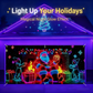🎇🚪UV Activated Christmas Garage Door Cover Banner, Glows in Dark🔥🎉