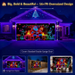 🎇🚪UV Activated Christmas Garage Door Cover Banner, Glows in Dark🔥🎉