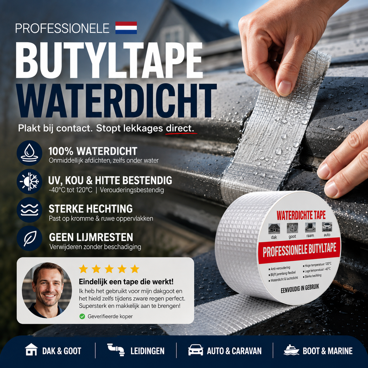 🛠️ 50% di sconto! Nastro in alluminio ad alta resistenza – impermeabile, resistente al calore e ai raggi UV. Ripara tutto, dal tetto alle tubature! 💪✨