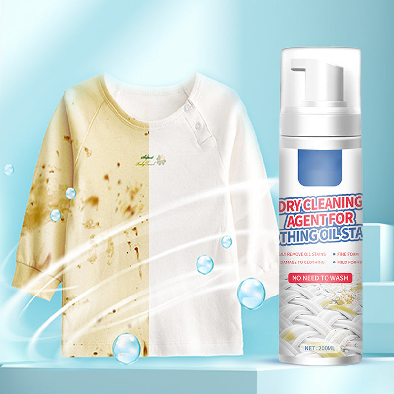 ✨Smacchiatore schiumogeno a secco per tessuti 200ml✅Rimuove velocemente macchie di olio, vino, caffè, succo senza risciacquo. Formula enzimatica sicura，scarpe, divani, borse e abiti. Basta spruzzare, strofinare e lasciare asciugare!