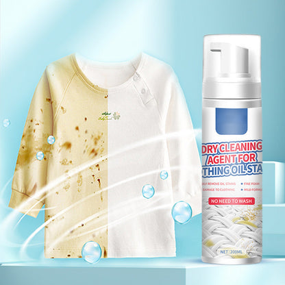 ✨Smacchiatore schiumogeno a secco per tessuti 200ml✅Rimuove velocemente macchie di olio, vino, caffè, succo senza risciacquo. Formula enzimatica sicura，scarpe, divani, borse e abiti. Basta spruzzare, strofinare e lasciare asciugare!
