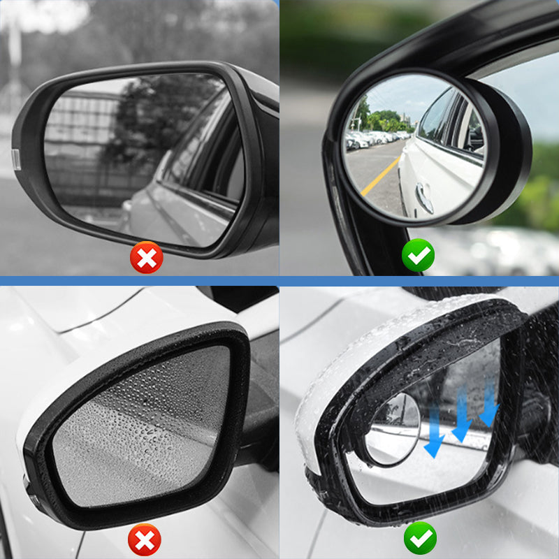 🚗🌧️ Sconto 50%! Protezioni antipioggia e parasole per specchietti auto. ABS flessibile, antiriflesso, installazione veloce con adesivo. Modello universale: visuale pulita anche con pioggia, guida più sicura!🛡️💪