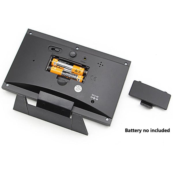 🔥Monitor digitale LED per temperatura e umidità, previsioni meteo, sveglia da tavolo LED