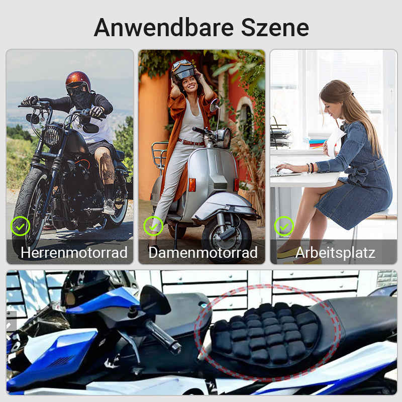 Cuscino Sellino Moto Antishock Traspirante Riduzione Pressione