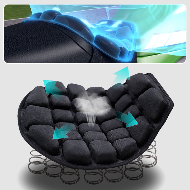 Cuscino Sellino Moto Antishock Traspirante Riduzione Pressione