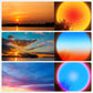 Faretto da soffitto con proiezione al tramonto/all'alba