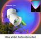 Faretto da soffitto con proiezione al tramonto/all'alba
