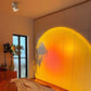 Faretto da soffitto con proiezione al tramonto/all'alba