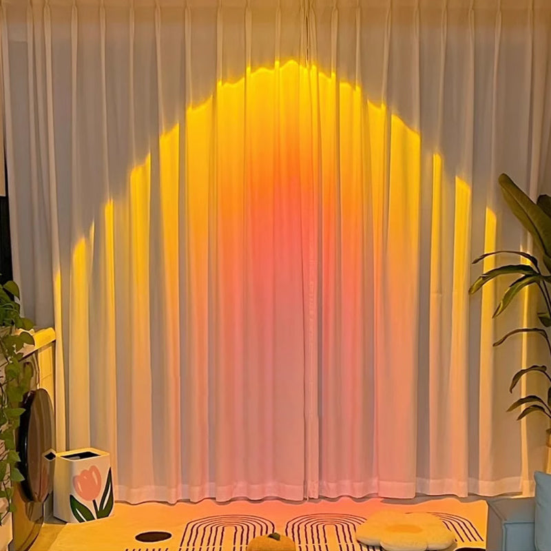 Faretto da soffitto con proiezione al tramonto/all'alba