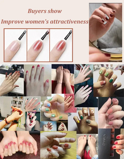 Smalto pelabile per unghie a base d'acqua – Non richiede lampada