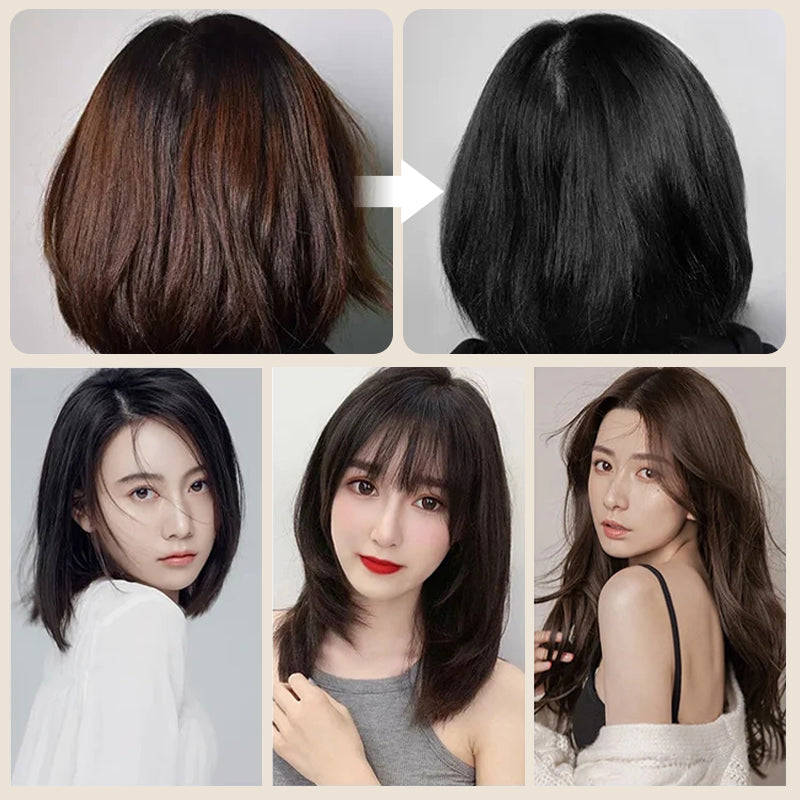 Tinta per capelli in schiuma a base di estratti vegetali naturali