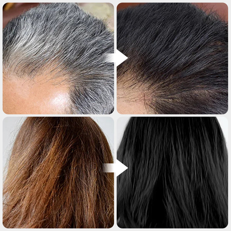 Tinta per capelli in schiuma a base di estratti vegetali naturali