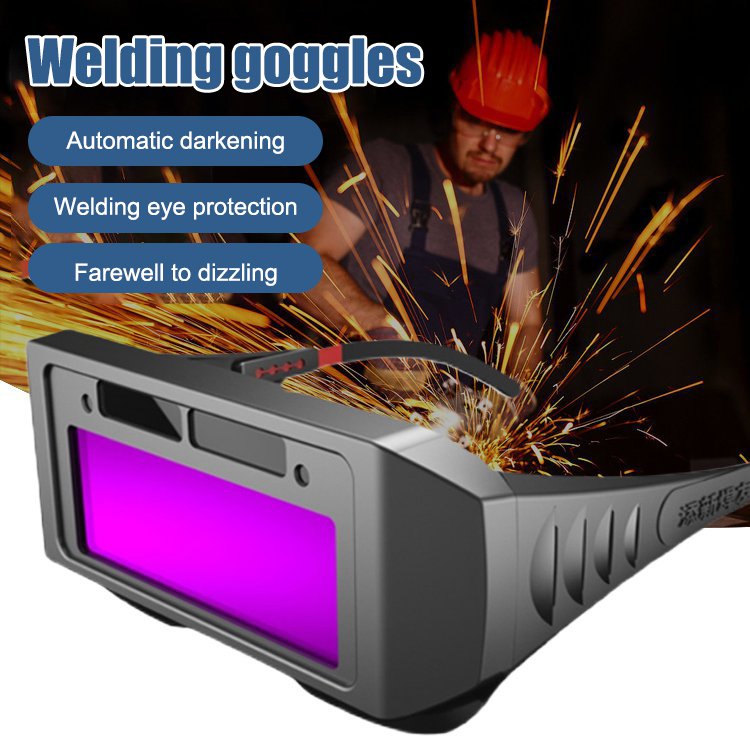 🥽SCONTO DEL 50% IN QUESTO MOMENTO! Occhiali protettivi per saldatori – Occhiali da saldatura auto-oscuranti ad energia solare, visiera di sicurezza antiriflesso per saldatura ad arco, saldatura MIG e TIG