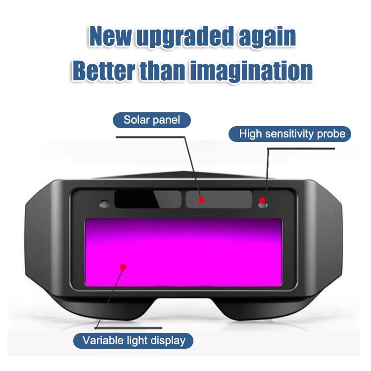 🥽SCONTO DEL 50% IN QUESTO MOMENTO! Occhiali protettivi per saldatori – Occhiali da saldatura auto-oscuranti ad energia solare, visiera di sicurezza antiriflesso per saldatura ad arco, saldatura MIG e TIG
