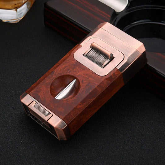 All-in-One Torch Lighter with Built-in Cutter