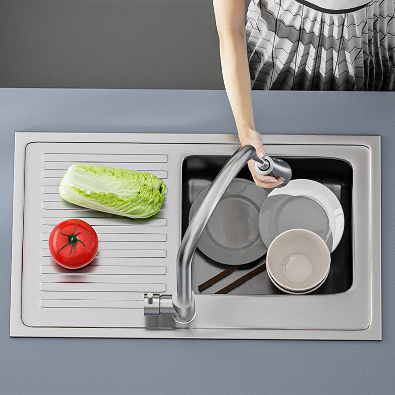 Prolunga per Rubinetto Antispruzzo con 9 Snodi per Lavello Cucina e Bagno