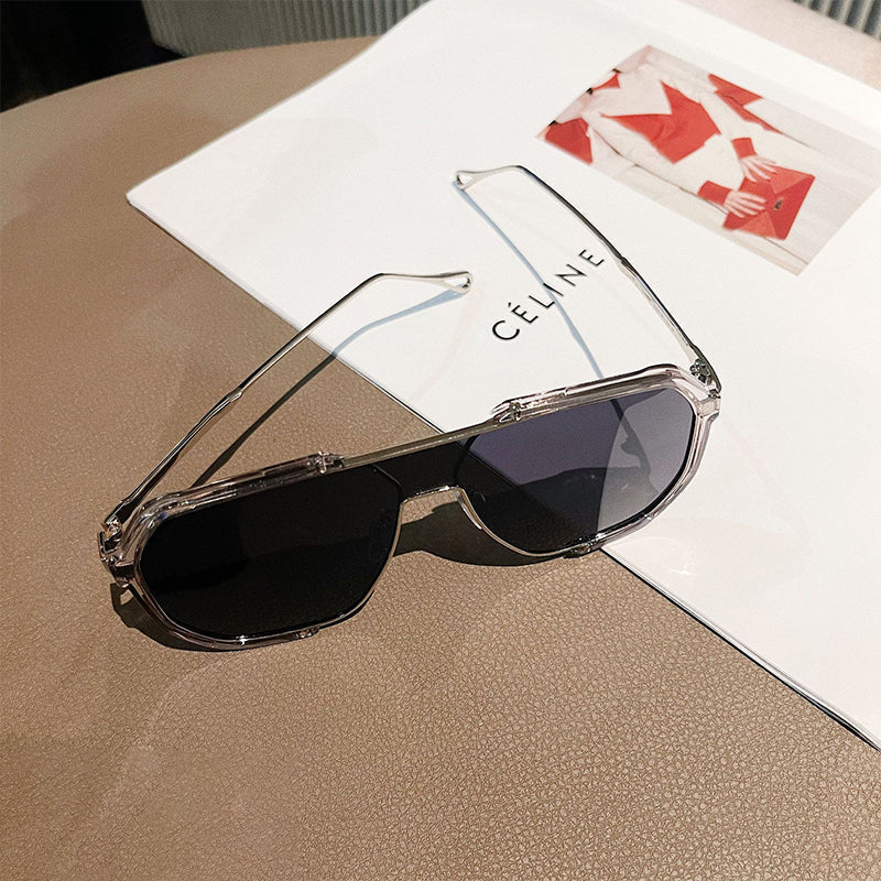 😎☀️Occhiali da Sole Retrò Classici con Montatura Grande (50% di Sconto)