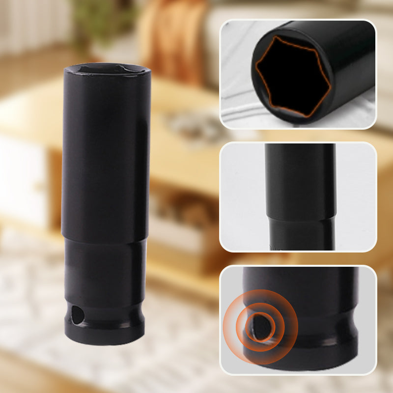 🛠️Set bussole esagonali attacco 1/2"✨Acciaio cromo-vanadio, durezza >60 HRC, antiusura e antiruggine. Misure incise ben leggibili, attacco quadro con foro passante. Dotato di valigetta rigida con doppia chiusura, ideale per avvitatore elettrico✅