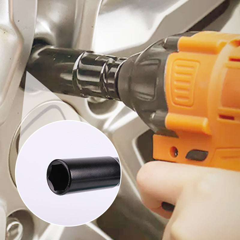 🛠️Set bussole esagonali attacco 1/2"✨Acciaio cromo-vanadio, durezza >60 HRC, antiusura e antiruggine. Misure incise ben leggibili, attacco quadro con foro passante. Dotato di valigetta rigida con doppia chiusura, ideale per avvitatore elettrico✅