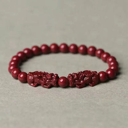 Amulet Prosperity Red Cinnabar Bracelet