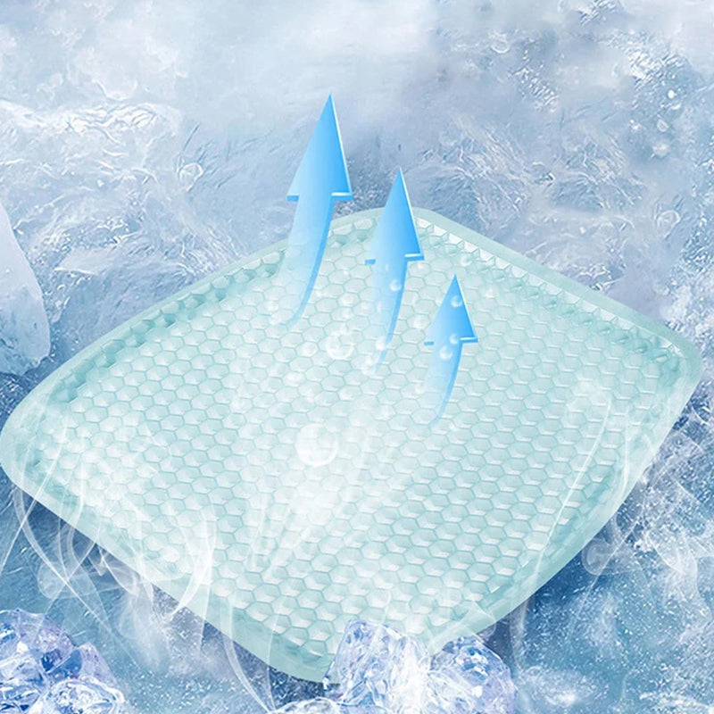 Cuscino per sedile auto in gel refrigerante