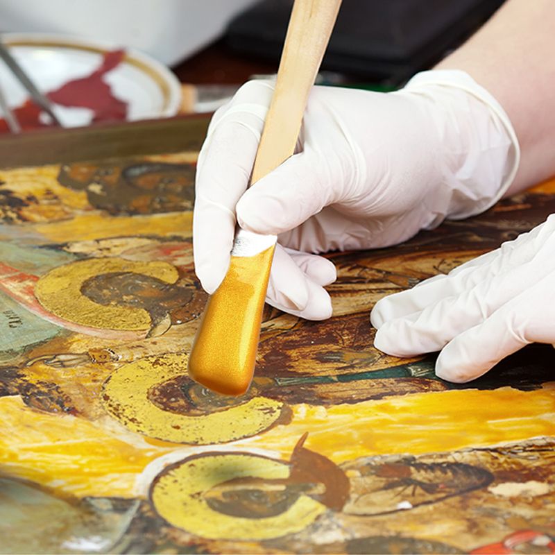 Vernice Oro a Base d'Acqua Resistente alle Intemperie