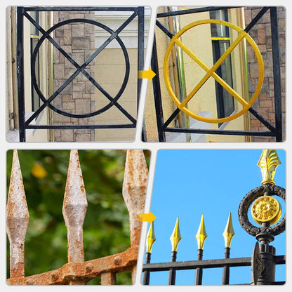 Vernice Oro a Base d'Acqua Resistente alle Intemperie