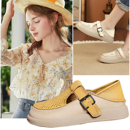 Summer breathable platform shoes