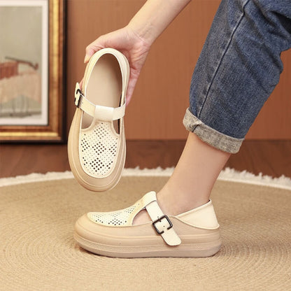 Summer breathable platform shoes