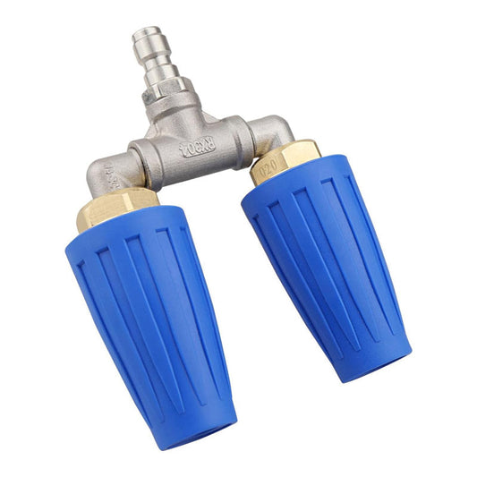 🎯🔥 Offerta speciale: 50% di sconto! 🚿 Ugello turbo in acciaio inossidabile 🌟 – Perfetto per terrazze, automobili e facciate 🏡🚗