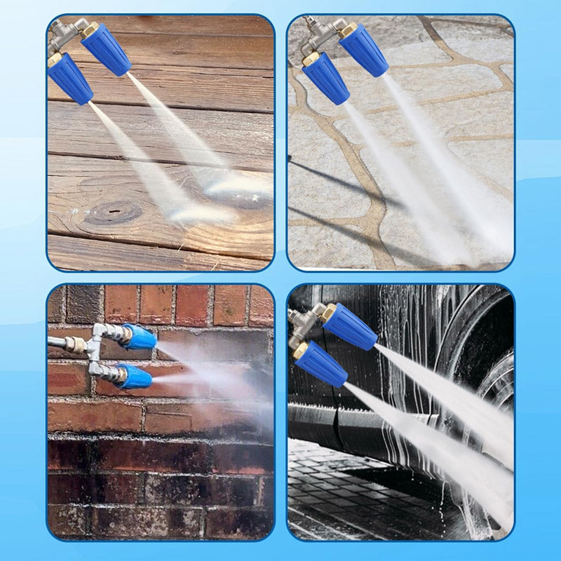 🎯🔥 Offerta speciale: 50% di sconto! 🚿 Ugello turbo in acciaio inossidabile 🌟 – Perfetto per terrazze, automobili e facciate 🏡🚗