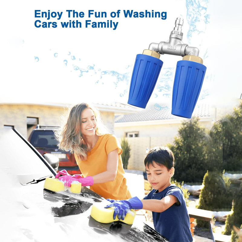 🎯🔥 Offerta speciale: 50% di sconto! 🚿 Ugello turbo in acciaio inossidabile 🌟 – Perfetto per terrazze, automobili e facciate 🏡🚗