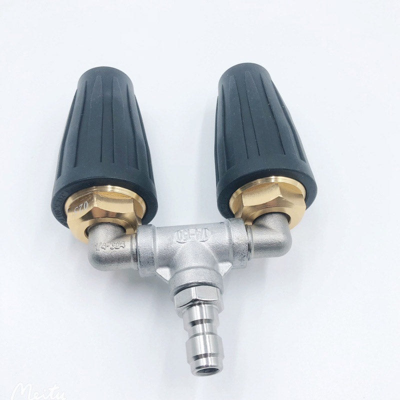 🎯🔥 Offerta speciale: 50% di sconto! 🚿 Ugello turbo in acciaio inossidabile 🌟 – Perfetto per terrazze, automobili e facciate 🏡🚗