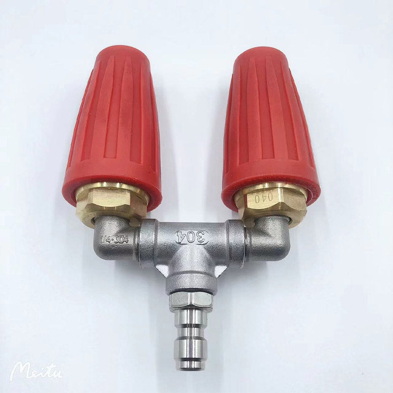 🎯🔥 Offerta speciale: 50% di sconto! 🚿 Ugello turbo in acciaio inossidabile 🌟 – Perfetto per terrazze, automobili e facciate 🏡🚗