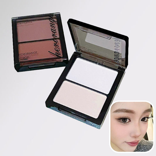 Versatile 4-in-1 Highlighter & Blush Makeup Palette