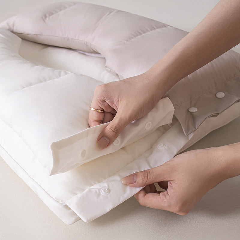 🛏️ SCONTO DEL 49% PER TEMPO LIMITATO! ✨ Cuscino di supporto cervicale a doppia zona morbida e rigida, ergonomico, traspirante e lavabile 😴
