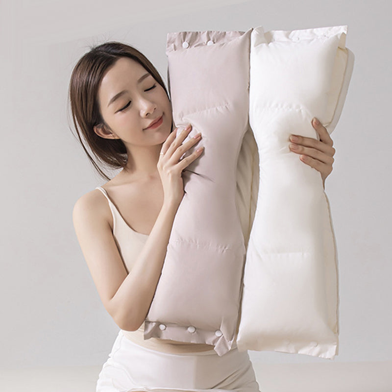 🛏️ SCONTO DEL 49% PER TEMPO LIMITATO! ✨ Cuscino di supporto cervicale a doppia zona morbida e rigida, ergonomico, traspirante e lavabile 😴