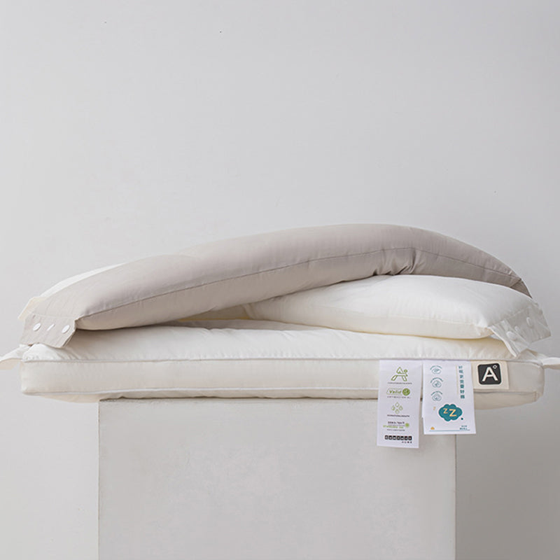 🛏️ SCONTO DEL 49% PER TEMPO LIMITATO! ✨ Cuscino di supporto cervicale a doppia zona morbida e rigida, ergonomico, traspirante e lavabile 😴