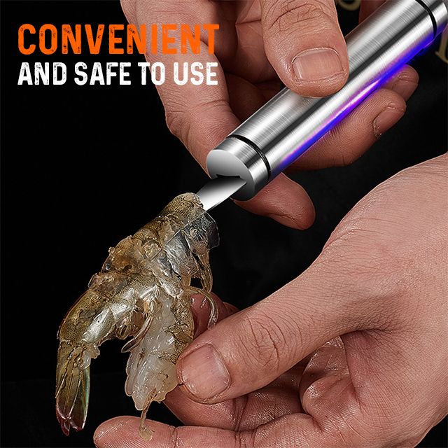🍤 KÖP 1, FÅ 1 GRATIS ! 🔪 Multifunktionell Räkskalare – Lättanvänd, Effektiv & Tål Diskmaskin ✨